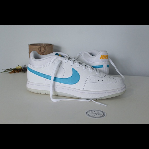 Nike Sky Force 3/4 White Blue Fury